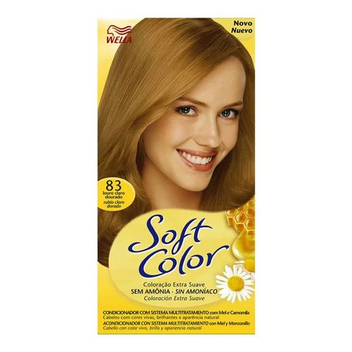 Tintura Soft Color Loiro Claro Dourado 83 Tintura Soft Color Loiro Claro Dourado 83
