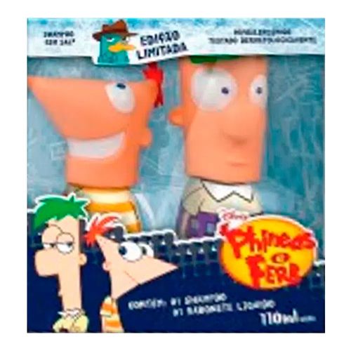 Shampoo + Sabonete Líquido Phineas e Ferb 110ml Biotropic Shampoo + Sabonete Líquido Phineas e Ferb 110ml Biotropic