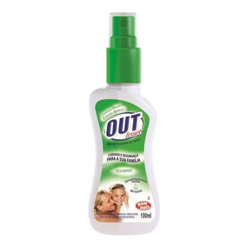 Repelente Out Inset Bombril Família Spray 100ml Repelente Out Inset Bombril Família Spray 100ml