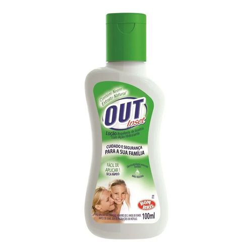 Repelente Out Inset Bombril Família Loção 100ml Repelente Out Inset Bombril Família Loção 100ml