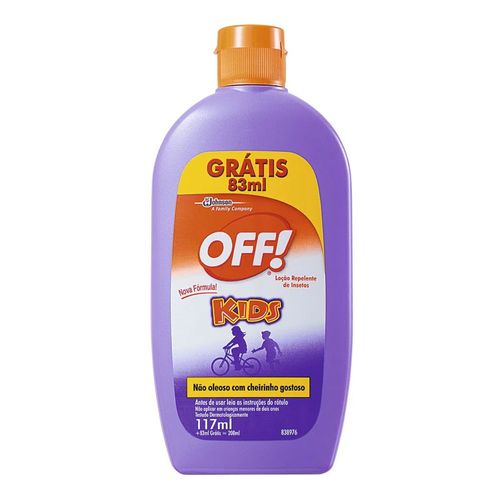 Repelente Off Kids Spray 117ml + Repelente Loção 100ml Repelente Off Kids Spray 117ml + Repelente Loção 100ml