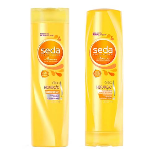 Shampoo + Condicionador Seda Óleo Hidratação 325ml Shampoo + Condicionador Seda Óleo Hidratação 325ml