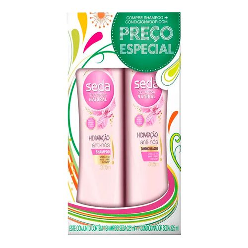 Shampoo + Condicionador Seda Anti-Nós 325ml