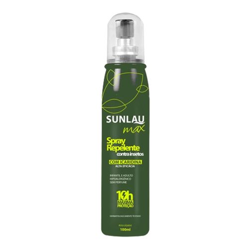 Repelente Sunlau com Icaridina Max Spray 100ml Repelente Sunlau com Icaridina Max Spray 100ml