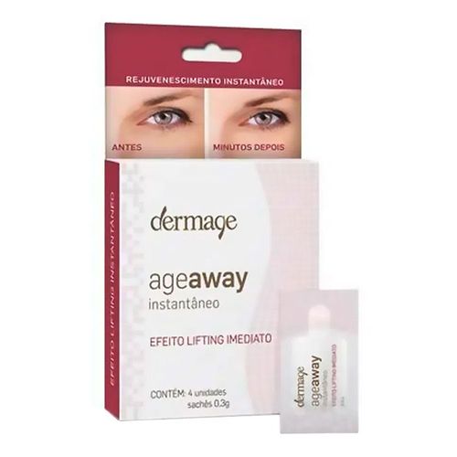 Antirrugas Instantâneo Dermage Age Away 0,3g 4 Sachês Antirrugas Instantâneo Dermage Age Away 0,3g 4 Sachês
