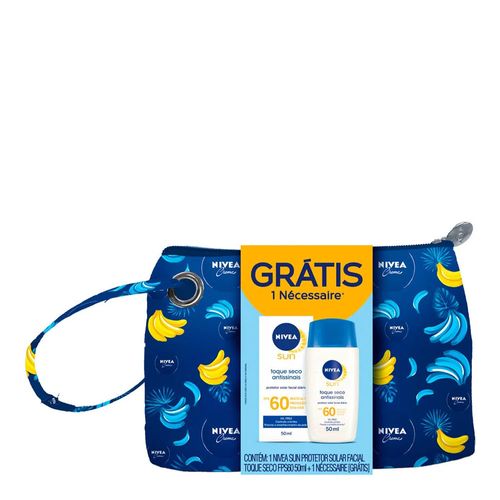 Kit Protetor Solar Nivea Toque Seco 60FPS 50ml + Necessérie Kit Protetor Solar Nivea Toque Seco 60FPS 50ml + Necessérie