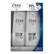 Kit Shampoo + Condicionador Dove Controle de Queda 400ml