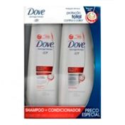 Kit Shampoo + Condicionador Dove Proteção Térmica 200ml