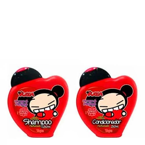 Kit Shampoo + Condicionador Pucca Merengue de Morango 250ml Kit Shampoo + Condicionador Pucca Merengue de Morango 250ml