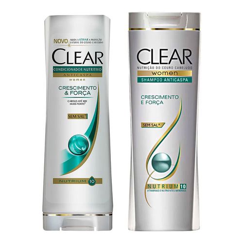 Kit Shampoo + Condicionador Crescimento e Força 400ml Kit Shampoo + Condicionador Crescimento e Força 400ml