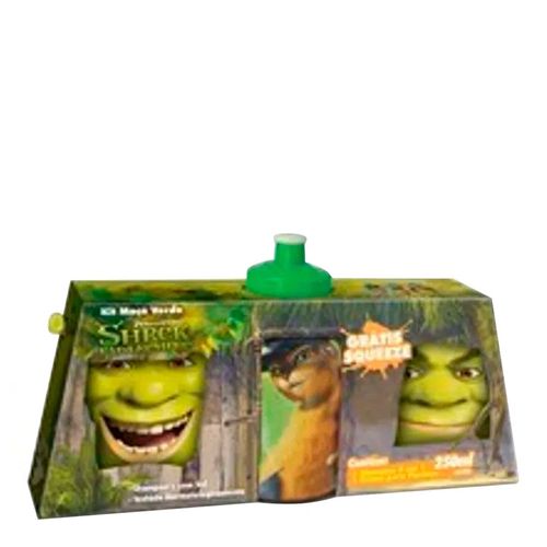 Kit Shampoo + Condicionador Shrek 250Ml + Squeze Kit Shampoo + Condicionador Shrek 250Ml + Squeze