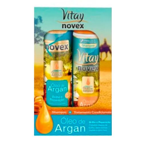 Kit Shampoo + Creme de Tratamento Novex Embelleze Óleo de Argan Kit Shampoo + Creme de Tratamento Novex Embelleze Óleo de Argan