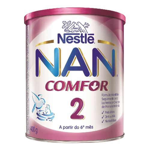 Fórmula Infantil Nestlé Nan Comfor 2 400g Fórmula Infantil Nestlé Nan Comfor 2 400g