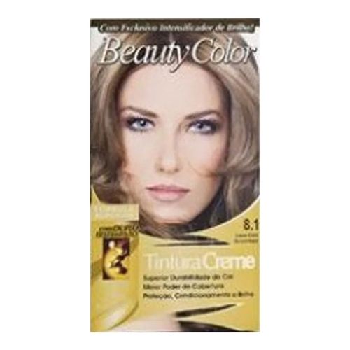 Tintura Beauty Color 8.1 Loiro Claro Acinzentado Tintura Beauty Color 8.1 Loiro Claro Acinzentado