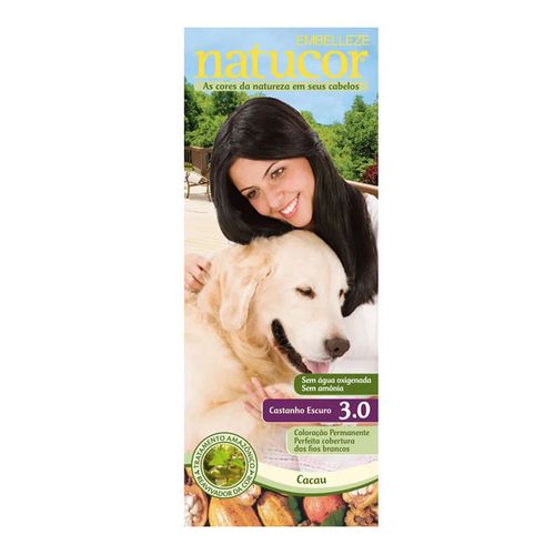 Tintura Natucor Embelleze 3.0 Cacau Castanho Escuro Tintura Natucor Embelleze 3.0 Cacau Castanho Escuro