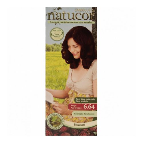 Tintura Natucor Embelleze 6.64 Urucum Tintura Natucor Embelleze 6.64 Urucum