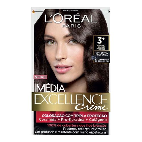Tintura Permanente Imédia Excellence De L’oréal Paris Ice Colors 3.111 Precioso Tintura Permanente Imédia Excellence De L’oréal Paris Ice Colors 3.111 Precioso