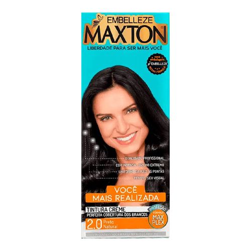 Tintura Maxton Prático 2.0 Preto Natural Embelleze Tintura Maxton Prático 2.0 Preto Natural Embelleze