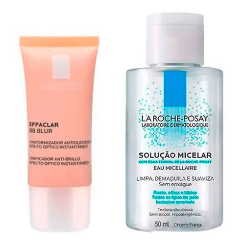 Uniformizador Effaclar BB Blur La Roche-Posay 30m + Solução Micelar 50ml Uniformizador Effaclar BB Blur La Roche-Posay 30m + Solução Micelar 50ml