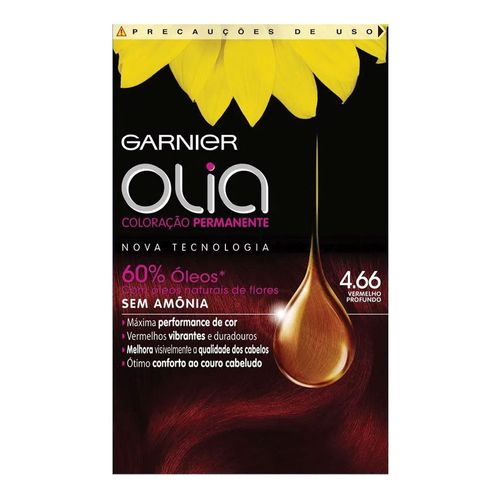 Tintura Garnier Olia 4.66 Vermelho Profundo Tintura Garnier Olia 4.66 Vermelho Profundo