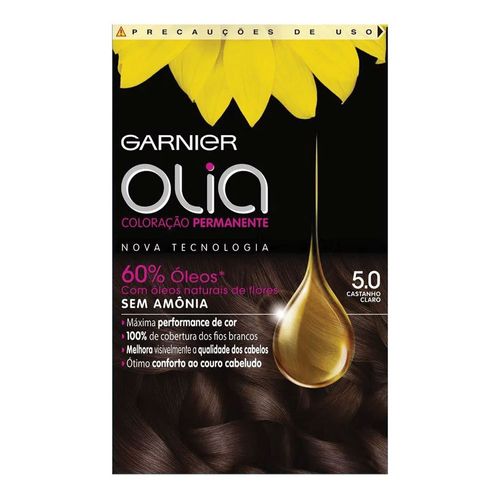 Tintura Garnier Olia 5.0 Castanho Claro Tintura Garnier Olia 5.0 Castanho Claro