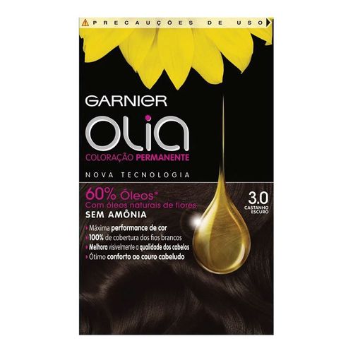 Tintura Garnier Olia 3.0 Castanho Escuro Tintura Garnier Olia 3.0 Castanho Escuro