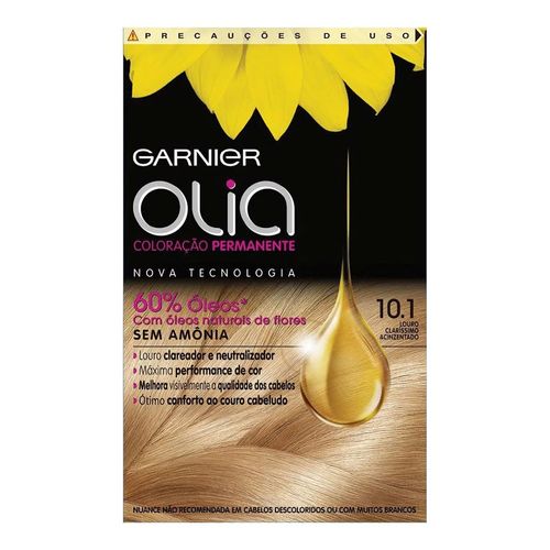 Tintura Garnier Olia 10.1 Louro Claríssomo Acize Tintura Garnier Olia 10.1 Louro Claríssomo Acize