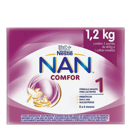 Fórmula Infantil Nan 1 Comfor 400g 3 Unidades Fórmula Infantil Nan 1 Comfor 400g 3 Unidades