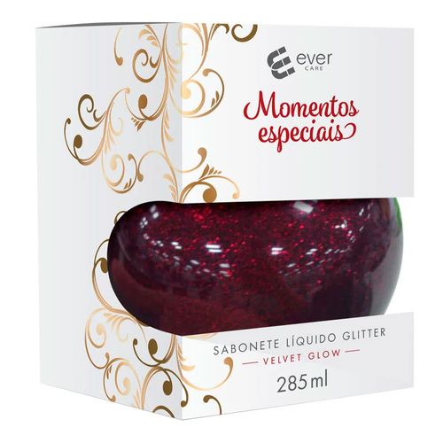Sabonete Líquido Ever Care Glitter Velvet Glow 285ml Sabonete Líquido Ever Care Glitter Velvet Glow 285ml