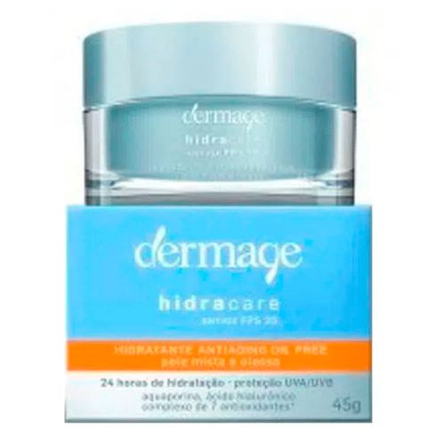 Hidratante Facial Dermage Hidracare Antiox FPS 35 Oil Free 45g Hidratante Facial Dermage Hidracare Antiox FPS 35 Oil Free 45g