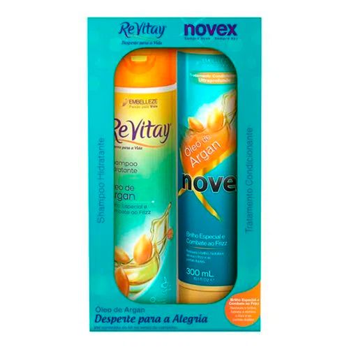 Kit Novex Argan Shampoo 300ml + Condicionador 300ml Kit Novex Argan Shampoo 300ml + Condicionador 300ml