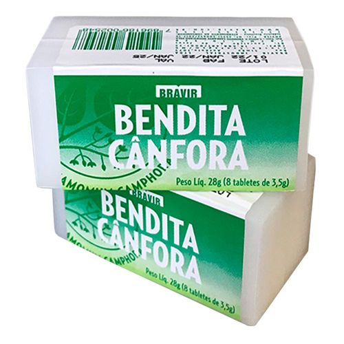Cânfora Bravir Bendita Cânfora 8 Tabletes