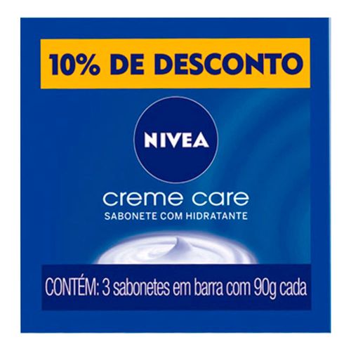 Kit Sabonete em Barra Nivea Care 3 Unidades Kit Sabonete em Barra Nivea Care 3 Unidades