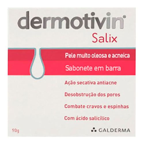 Kit Sabonete em Barra Dermotivin Salix 90g 2 Unidades
