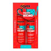 Kit Novex Doctor Rícino Shampoo 300ml + Condicionador 300ml