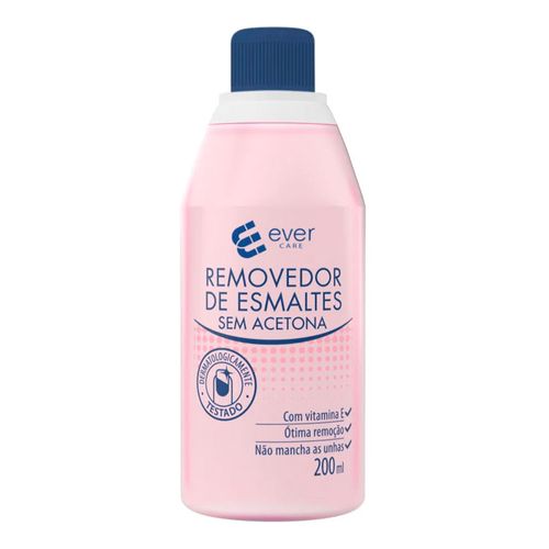 Removedor-De-Esmalte-Sem-Acetona-Ever-Care-200ml Removedor-De-Esmalte-Sem-Acetona-Ever-Care-200ml