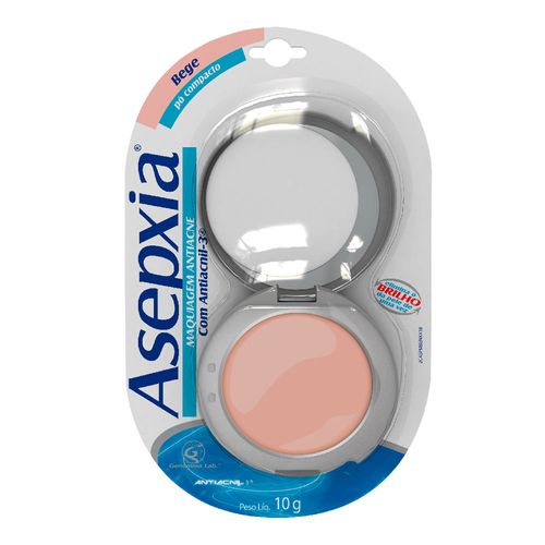 Maquiagem em Pó Asepxia Bege 10g Maquiagem em Pó Asepxia Bege 10g