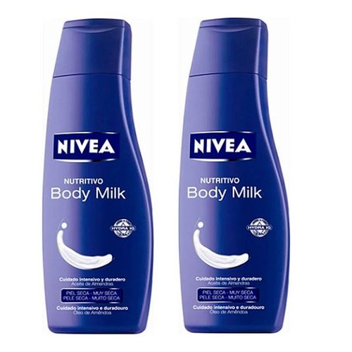 Kit Hidratante Nivea Body Milk 250ml 2 Unidades