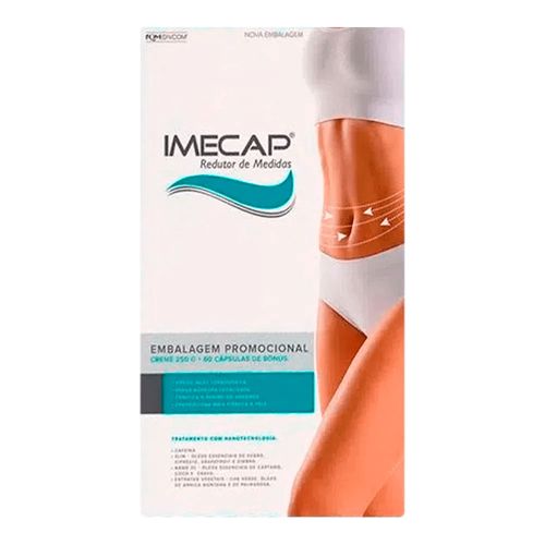 Kit Imecap Redutor de Medidas com Creme 250g + 60 cápsulas Kit Imecap Redutor de Medidas com Creme 250g + 60 cápsulas