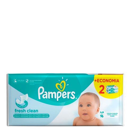 Lencinhos Umedecidos Pampers Fresh Clean 96 Unidades Lencinhos Umedecidos Pampers Fresh Clean 96 Unidades