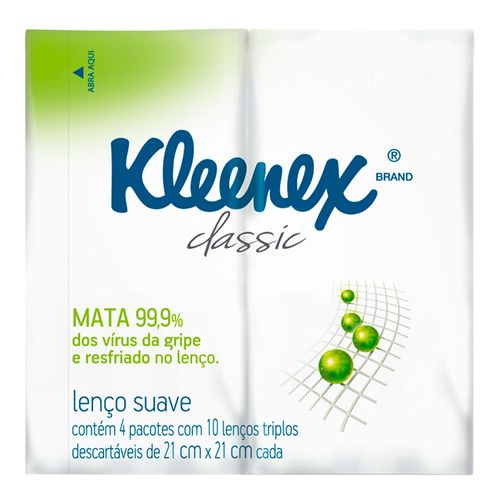 Lenço de Papel Kleenex Proteção de Bolso 40 Folhas Lenço de Papel Kleenex Proteção de Bolso 40 Folhas