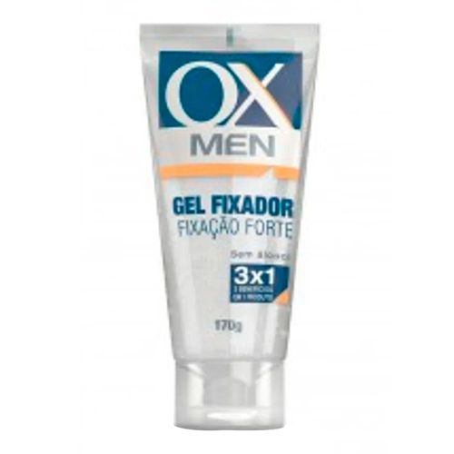 Gel Fixador OX Men Fixação Forte 170g Gel Fixador OX Men Fixação Forte 170g