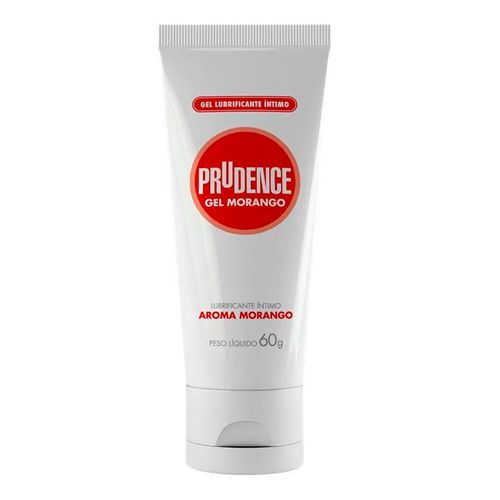 Gel Lubrificante Prudence Plus Morango 60g Gel Lubrificante Prudence Plus Morango 60g