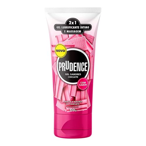Gel Lubrificante Prudence Sabor Chiclete 100g Gel Lubrificante Prudence Sabor Chiclete 100g