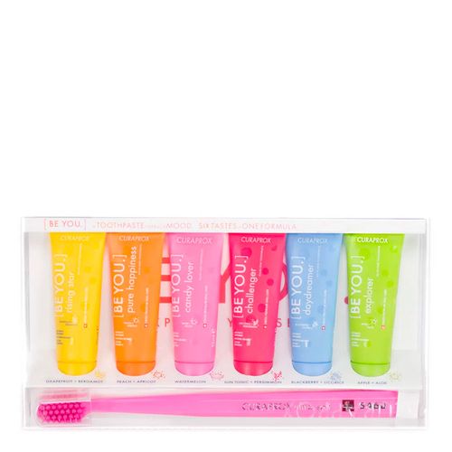 Kit Curaprox Be You Escova Dental Ultra Soft 5460 + Creme Dental Sabores Variados 10g Kit Curaprox Be You Escova Dental Ultra Soft 5460 + Creme Dental Sabores Variados 10g