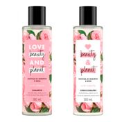 Kit Love Beauty and Planet Manteiga de Murumuru & Rosa Shampoo 300ml + Condicionador 300ml + Lata