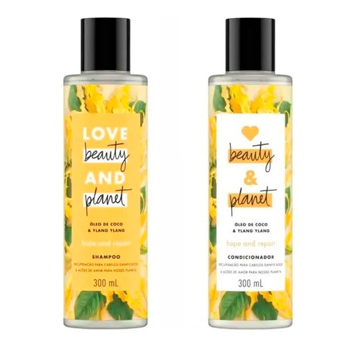 Kit Love Beauty and Planet Óleo de Coco & Ylang Ylang Shampoo 300ml + Condicionador 300ml + Lata Kit Love Beauty and Planet Óleo de Coco & Ylang Ylang Shampoo 300ml + Condicionador 300ml + Lata