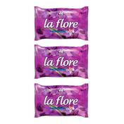 Kit Sabonete em Barra Davene La Flore Flor de Lavanda 180g 3 Unidades