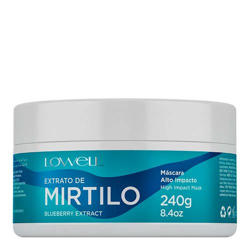 Máscara Capilar Lowell Extrato de Mirtilo 40g Máscara Capilar Lowell Extrato de Mirtilo 40g