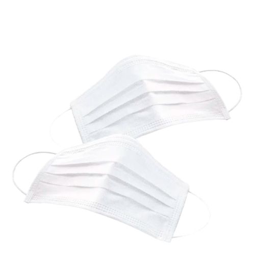 Máscara Cirúrgica Descartável Dupla Com Elástico Bompack 100 Unidades Máscara Cirúrgica Descartável Dupla Com Elástico Bompack 100 Unidades